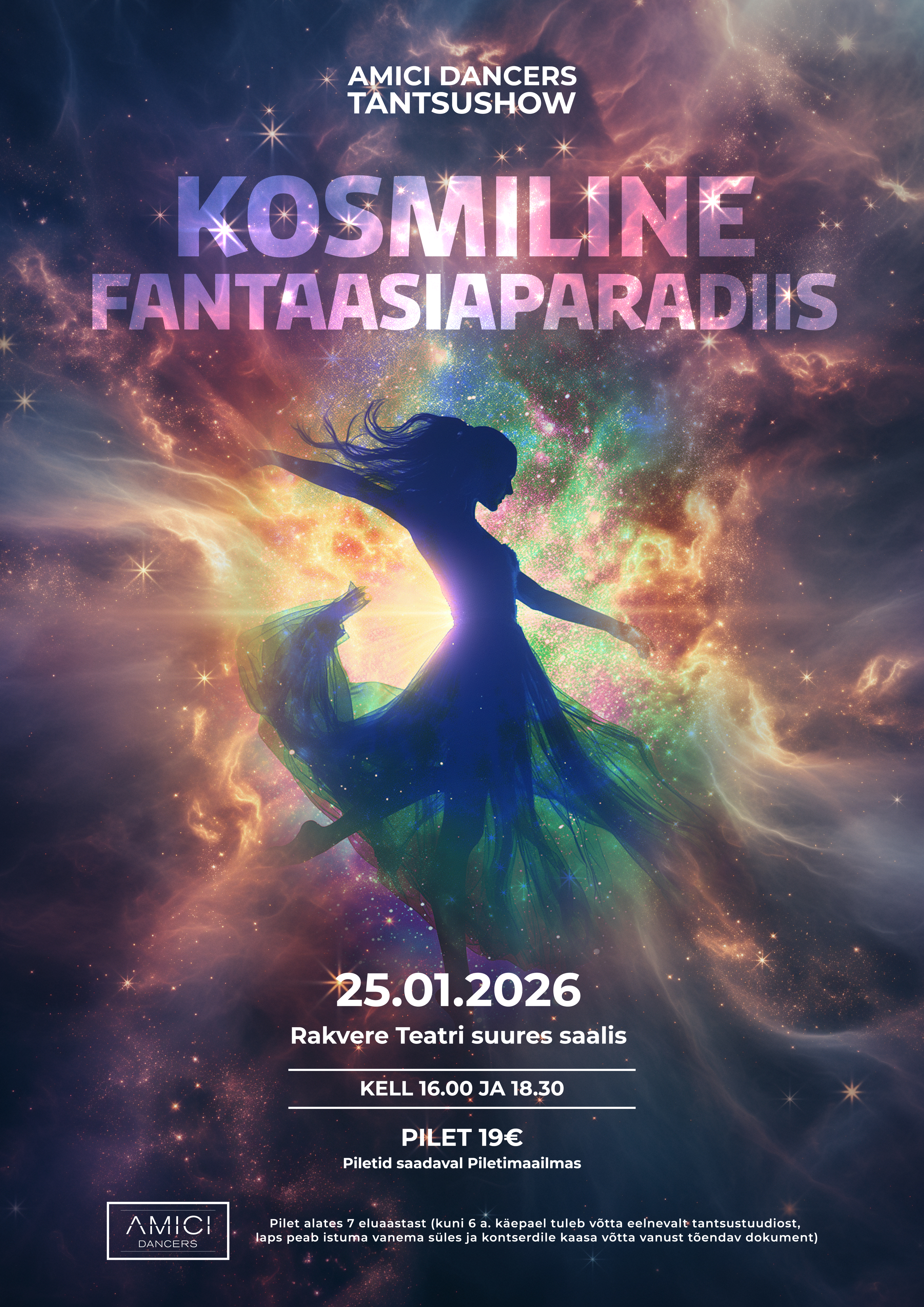 Amici Dancers: Kosmiline fantaasiaparadiis
              
Getter

E, 12/01/2026 - 11:38




            Etendused
                                              