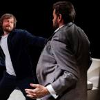 Foto Rakvere Teatri lavastusest "Pimekaader", fotograaf Kalev Lilleorg